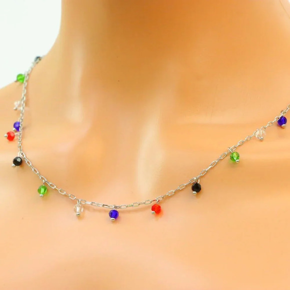 Minimalist Necklace, Sleek & Modern Design, Women’s Fashion, YC110355-N - Picture 5 of 10